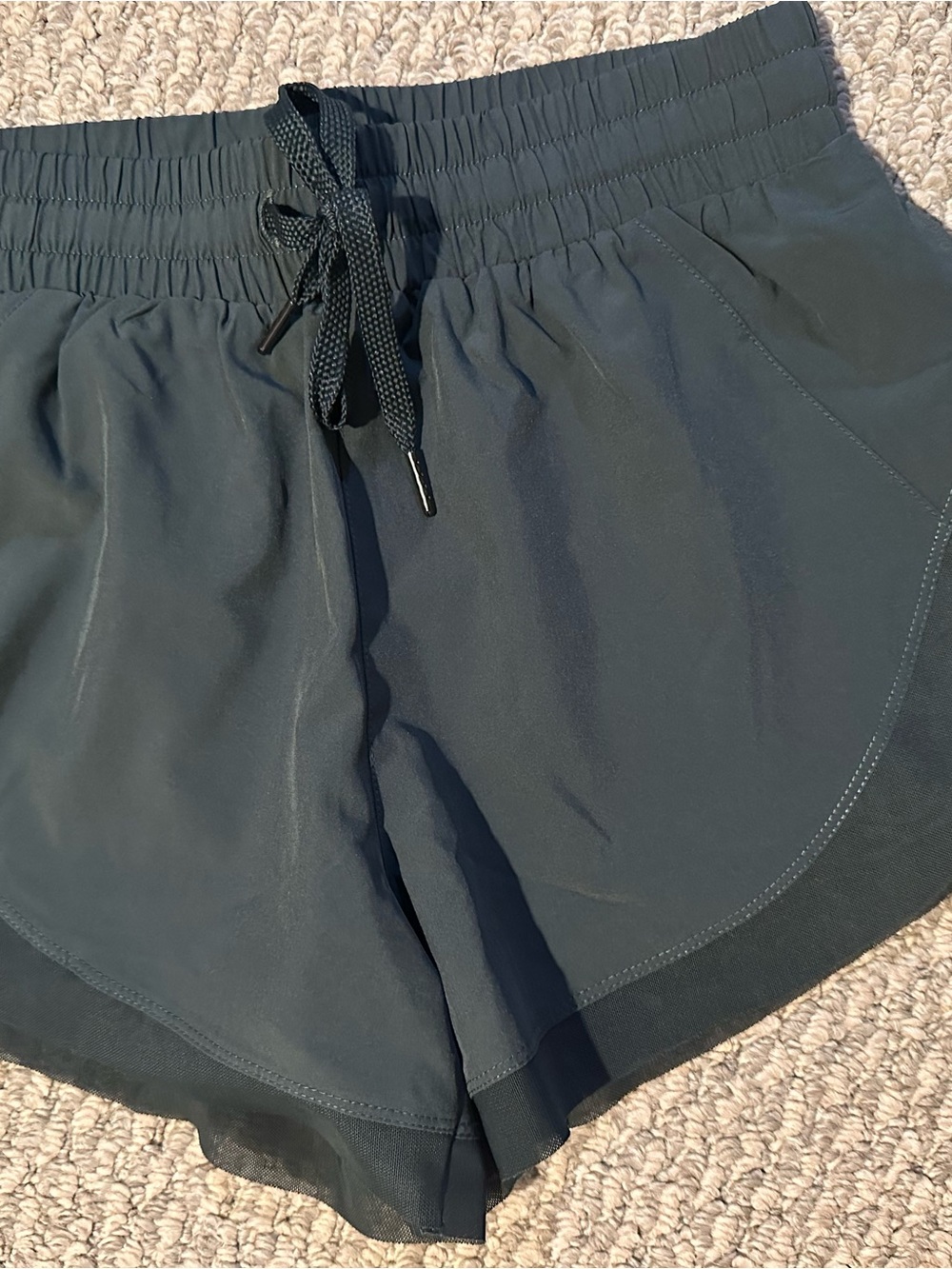 Women’s Athletic Drawstring Shorts - Army Green